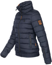 Marikoo Poison Damen Steppjacke Stehkragen Navy-Gr.XS