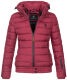 Marikoo Poison Damen Steppjacke Stehkragen Bordeaux-Gr.S