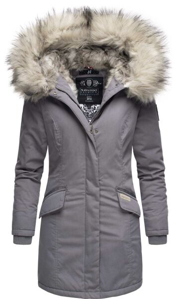 Navahoo Cristal Ladies Winterjacket B669 Grey Size XL - Size 42