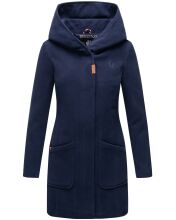 Marikoo Maikoo Damen Trenchcoat Wintermantel Navy Größe L - Gr. 40