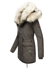 Navahoo Sweety Damen 2in1 Parka Winterjacke warmhaltend Anthrazit Größe S - Gr. 36