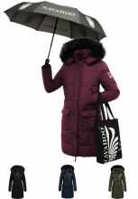 Navahoo Cosimaa Damen Parka Winterjacke mit Regenschirm...