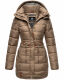 Navahoo Daliee Damen Winter Steppjacke B876 Taupe Größe XXL - Gr. 44