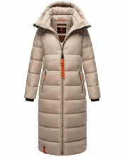 Navahoo Kristallblume Damen Winterjacke lang B926 Taupe...