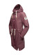 Navahoo Tropical Storm ladies rain jacket Wine Größe XL - Gr. 42