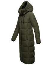 Marikoo Nadeshikoo XVI Damen Winter Steppjacke Dark Olive Größe XS - Gr. 34