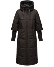 Navahoo Ciao Miau XIV Damen Winterjacke Schwarz Größe M - Gr. 38